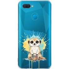 PrintiFy Oppo A5S ile Uyumlu Splash Mirket Tasarımlı Slimfit Şeffaf Silikon Kılıf