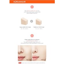 Mena Rise Mıssha Doğal ve Kusursuz Kapatıcılık Sağlayan Makyaj Süngeri-Waffle Mini Puff (20ADET)