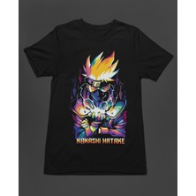 Bumeta Naruto Anime Kakashi Warrior Korea Unisex Tişört T-Shirt