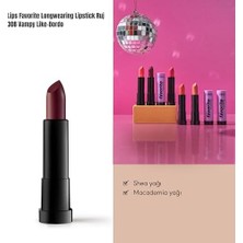 Mena Rise Callista Lips Favorite Longwearing Lipstick Kalıcı Ruj 308 Vampy Like, Bordo