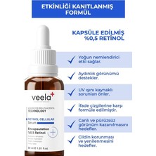 Mena Rise Veela Kırışıklık Onarıcı & Yaşlanma Karşıtı Retinol Cellular Serum –%0,5 Kapsüllenmiş Retinol ile Etkili Bakım
