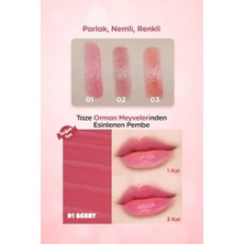Mena Rise Mıssha Dudakları Nemlendiren Parlak Bitişli Renkli Dudak Balmı A'pıeu The Pure Candy Color Balm No.02 Plum