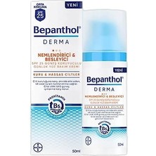 Mena Rise Bepanthol Derma Neml& Besl. SPF25 Günlük Yüz Bakim Kremi̇ 50 ml