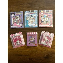 Gülümse Gel Kuromi My Melody Cinnamoroll Pompompurin Okul Set Kırtasiye Sticker Seti