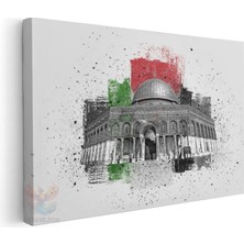 Artarilion Yatay Kanvas Tablo Filistin Modern Duvar Tablosu Kanvas Salon Ofis Tablosu