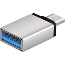 Mena Rise Usb'den Type-C Dönüştürücü - Kompakt ve Dayanıklı Tasarım, Hızlı Veri Transferi, Şarj Uyumlu, Evrensel Bağlantı, Tüm Cihazlar Için Kullanışlı