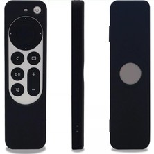 Mena Rise Tv 4K 2021 ile Uyumlu Kılıf Silikon Koruma Kumanda Koruma Kılıfı Tam Uyumlu Siyah (Siyah)