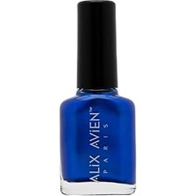 Mena Rise Sedefli Saks Mavi Oje 34 - Yüksek Pigmentli Uzun Süreli Kalıcılık Hızlı Kuruma - Nail Lacquer 34