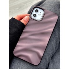 Mena Rise Go Aksesuar 11 ile Uyumlu 3D Wave Kabartma Mat Silikon Kılıf