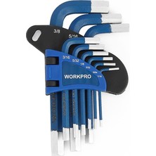 Mena Rise WP222014 9 Parça Boy Cr-V Metrik Profesyonel Allen Anahtar Takımı