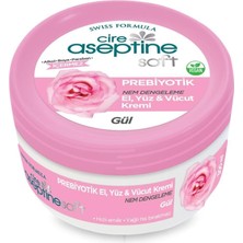 Mena Rise Cire Aseptine Soft Prebiyotik Gül El, Yüz ve Vücut Kremi 300 ml