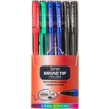 Mena Rise Broad Tip 08 Pet 6li Blister