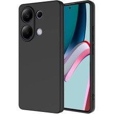 Mena Rise 13 Pro 4g Uyumlu Içi Kadife Leke Tutmaz Yumuşak Lansman Kılıf (Siyah)