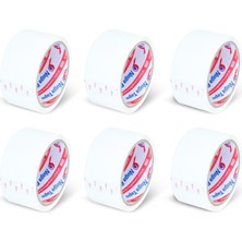 Mena Rise 45 mm x 40 mt Beyaz Koli Bandı 6 Adet