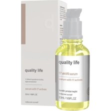 Mena Rise Quality Life Ql 17 Aktifli Saç Dökülmesine Karşı Serum - Saç Güçlendirici Dökülme Karşıtı Saç Serumu ve Yağı