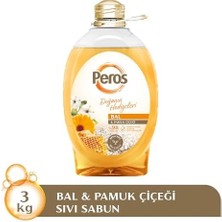 Mena Rise Peros Doğanın Hediyeleri Bal & Pamuk Çiçeği Sıvı Sabun 3000 G