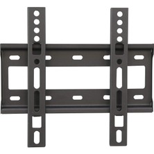 Mena Rise SP-2460-F - 24''-60'' Tv Için Evrensel Sabit Duvar Montajı (Kapasite 30 Kg, Vesa: 50X50, 75X75, 100X100, 200X100, 200X200) Siyah