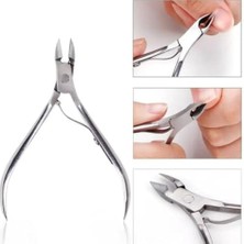 Mena Rise Mecno Beauty Tırnak Eti Pensesi, Paslanmaz Çelik, 9.6 Cm, Metalik Gri, Batık Tırnak Bakımı Için, MB-TIM-002