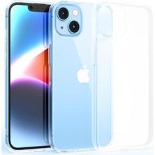 Mena Rise 14 Uyumlu Şeffaf Kılıf 14 (6.1'') Şeffaf Silikon Kılıf, Transparent (14)