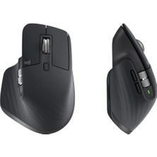 Mena Rise Mx 3s Performans Kablosuz Mouse, 8.000 Dpı, Sessiz, Ergonomik, Ultra Hızlı Kaydırma, Çoklu Cihaz Özelliği, Bluetooth, Logi Bolt USB Alıcı, Siyah