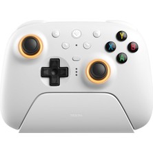 Mena Rise 8bitdo Windows ve Için 2 Kablosuz Denetleyici, Tmr Oyun Çubukları, Değiştirilebilir Salon Efekti/dokunmatik Tetikleyiciler, Hareket Kontrolü, Rgb Fire Ring, 8 Speed Kablosuz