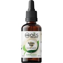 Mena Rise Kaoils Susam Yağı 30 ml | Soğuk SIKIM%100 Saf & Doğal | Sesame Oil | Cilt ve Saç Bakımı Için Doğal Nemlendirici | Masaj, Aromaterapi ve Taşıyıcı Yağ Olarak Kullanıma Uygun