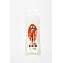 Mena Rise 8X380 Beyaz Kablo Bağı & Plastik Kelepçe & Kelepçe 100 Adet (Paket)