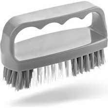 Mena Rise Güncelçarşı Tutamaçlı Plastik Pratik Tırnak Kıyafet Yaka Temizlik Fırçası, Asorti