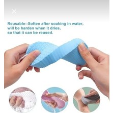 Mena Rise Yüksek Yoğunluklu Banyo Vücut Kesesi, Peeling Etkili Ölü Deri Sökücü Banyo Lifi Sünger Kese, Cilt Bakım Sihirli Sünger (Asorti)