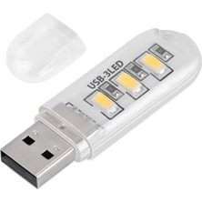 Mena Rise Taşınabilir Mini USB LED Lamba 3 LED 5730 Smd Kamp Stick LED