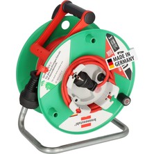 Mena Rise Garant G Bretec IP44 Bahçe Kablo Makarası (Çim Biçme Makinesi Için Kablo Makarası, 38 + 2 M Kablo, Kırmızı, Özel Plastik, Dış Mekanda Süreli Kullanım, Almanya'da Üretilmiştir)