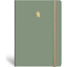 Mena Rise Minimal Defter Çizgili Yeşil 17X24CM
