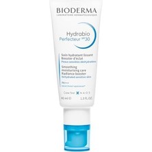 Mena Rise Bioderma Hydrabio Perfecteur Işıltı Veren, SPF30 Güneş Koruyucu ve Niasinamid Içeren Nemlendirici Yüz Kremi 40 ml
