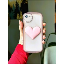 Mena Rise Go Aksesuar 7 Plus - 8 Plus ile Uyumlu Oyuncaklı Kalp Model Kılıf