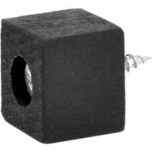 Mena Rise Masa Mobilya Koltuk Ayak Yükseltici 6'lı 15 mm Siyah