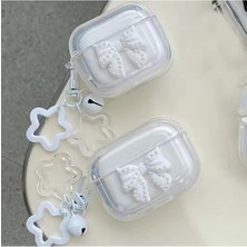 Mena Rise 1. Nesil ve 2. Nesil ile Uyumlu Oyuncak Tasarımlı Kalın Koruyucu Silikon Kılıf - Beyazfiyonk