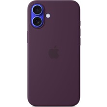 Mena Rise 16 Plus Için Magsafe Özellikli Silikon Kılıf - Kırmızı Erik ​​​​​​​