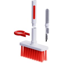 Mena Rise Temizleme Yumuşak Fırça Klavye Temizleyici 5'i 1 Arada Çok Fonksiyonlu Bilgisayar Temizleme Araçları Kiti Köşe Boşluğu Silgi Bluetooth Kulaklık Için Tuş Çektirmesi LEGO Dizüstü Bilgisayar