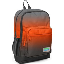 Mena Rise Siyah Turuncu Gradyan Ilkokul ve Günlük Sırt Çantası - Erkek Çocuk