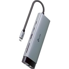 Mena Rise UH9120C, 4K 60Hz Hdmı, Gigabit Port, 100W Hızlı Şarj, Sd ve Microsd Kart Yuvası, 5gbps Data Transfer Hızı, 9'u Bir Arada Usb-C Hub