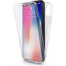 Mena Rise x 360 Uyumlu Kılıf Silikon Şeffaf Ön Arka Kmp