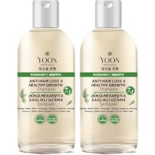 Mena Rise Yoon Biberiye Şampuanı 2’li Set – Tuzsuz, Sülfatsız, Vegan, Saç Dökülmesine Karşı & Hızlı Uzama | 800ML (2X400ML)