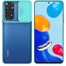 Mena Rise 11S Kılıf Slide Camera Lens Protection, Turkuaz