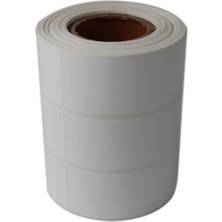 Mena Rise Etiketler, Hazır Al Hızlı Al Pp Opak Etiket 30MM x 50MM Ruloda 1500 Adet Yan Yana 3 Lü 40MM Çapında Yırtılmaya Dayanıklı Etiket