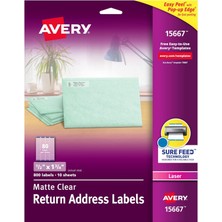 Mena Rise Peel Return Address Label
