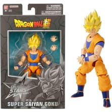 Mena Rise 16 cm Dragon Ball Super Saiyan Goku Poz Verilebilir Figür, Dragon Stars Serisi