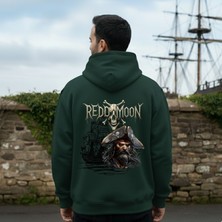 Redymoon Sweatshirt Kaptan Tasarımlı Baskılı