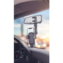 Mena Rise Dikiz Aynası Araç Cep Telefonu Tutucu, 360 Derece Dönebilen Dikiz Aynası Cep Telefonu Tutucu, Araba, Çalışma Masası, Yatak Için Çok Fonksiyonlu Cep Telefonu Tutucu 0599