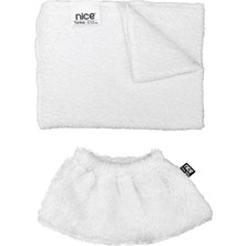 Mena Rise Polti- Buharlı Temizleyici Uyumlu 25, 25 Büyük Düz Havlu Bez Seti 50'lu (Niceset M50)