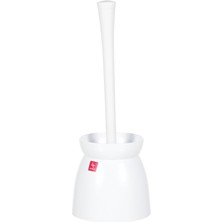 Mena Rise Duo Beyaz Gövde Sap Beyaz Tuvalet Fırçası M-E18-01-01